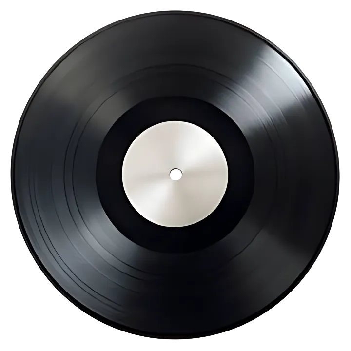Disco de vinilo con la recopilación musical de Gailabi Jiménez